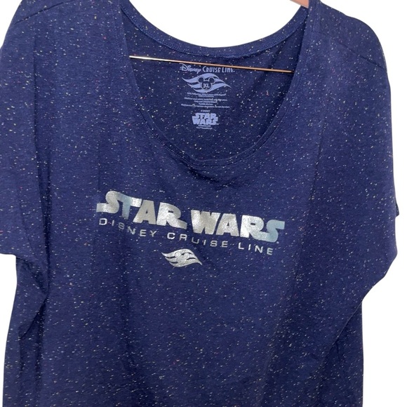 Star Wars Disney cruise line blue t-shirt xl like new - Picture 1 of 4